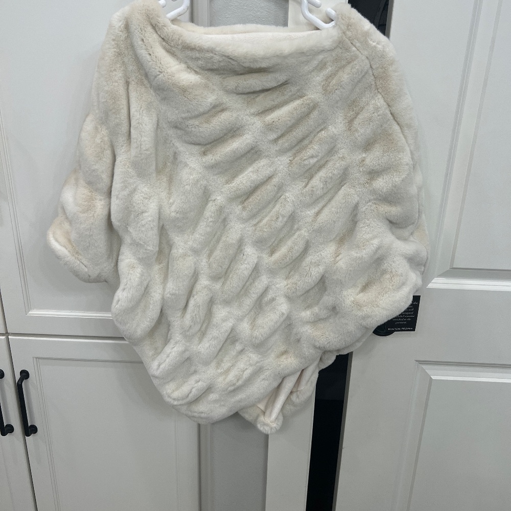 Fur poncho